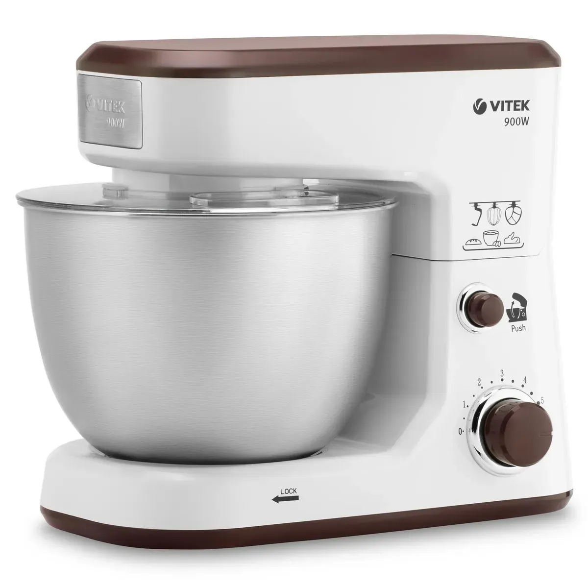 Миксер планетарный Vitek VT-1433, белый