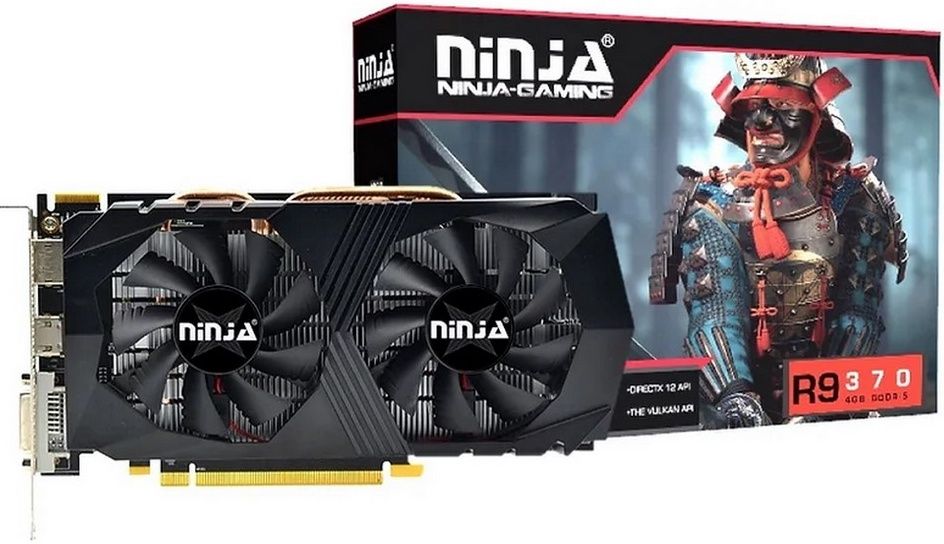 Видеокарта Ninja (Sinotex) R9 370 (1024SP) 4GB GDDR5 256-bit DVI HDMI DP