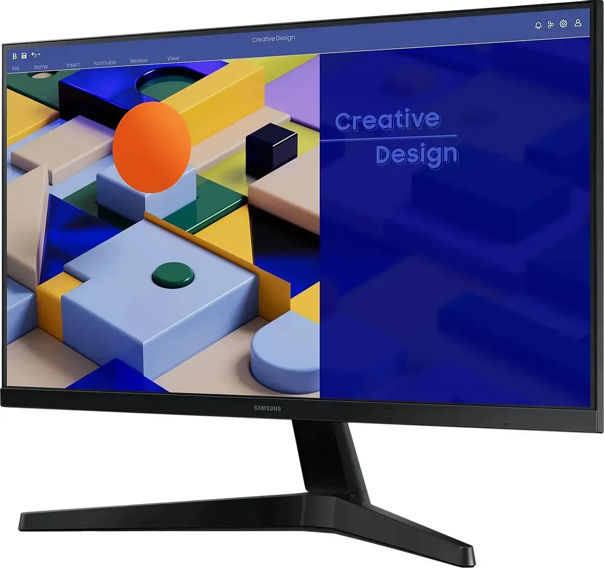 Монитор Samsung 27" S27C310EAI черный IPS LED 16:9 HDMI матовая 250cd 178гр/178гр 1920x1080 75Hz
