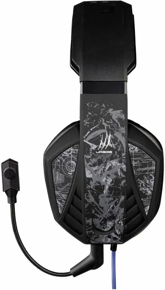 Гарнитура игровая HAMA uRage SoundZ 310,  для компьютера, черный/черый