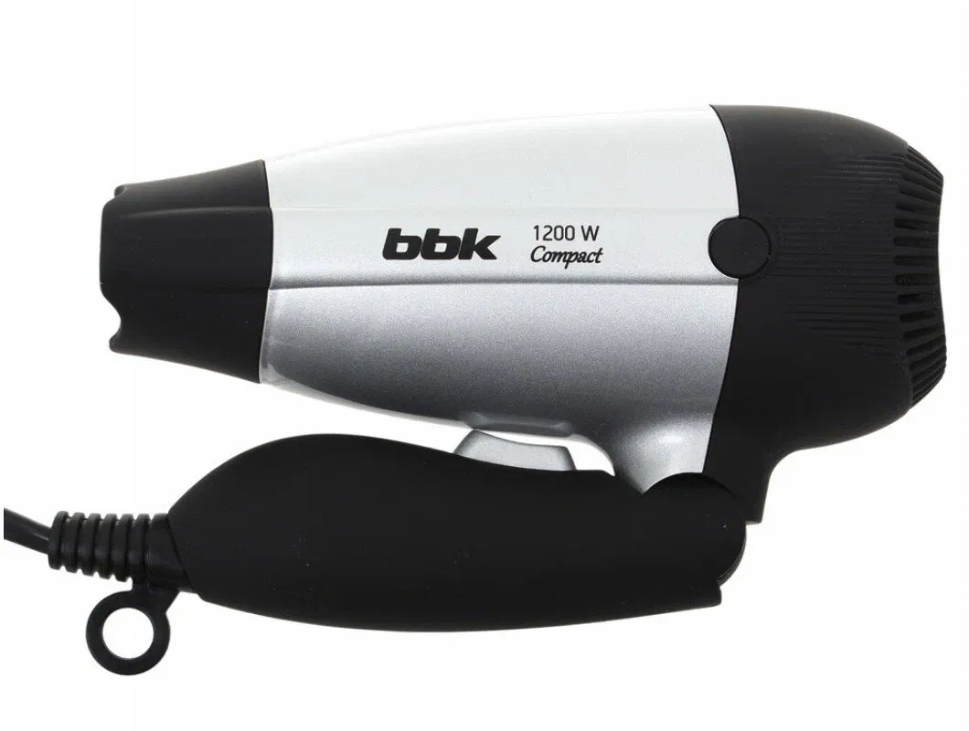 Фен BBK BHD1200 черный/серебро