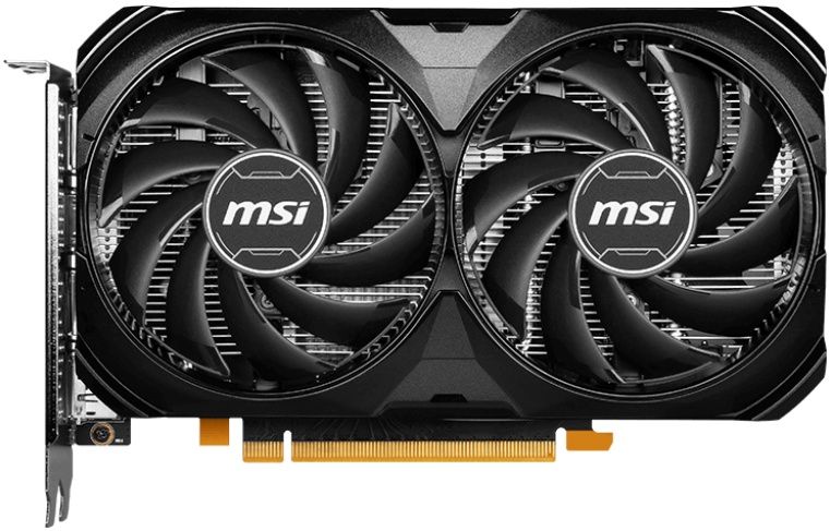 Видеокарта MSI RTX4060 VENTUS 2X BLACK 8G OC  GDDR6 128-bit DPx3 HDMI ATX 2FAN