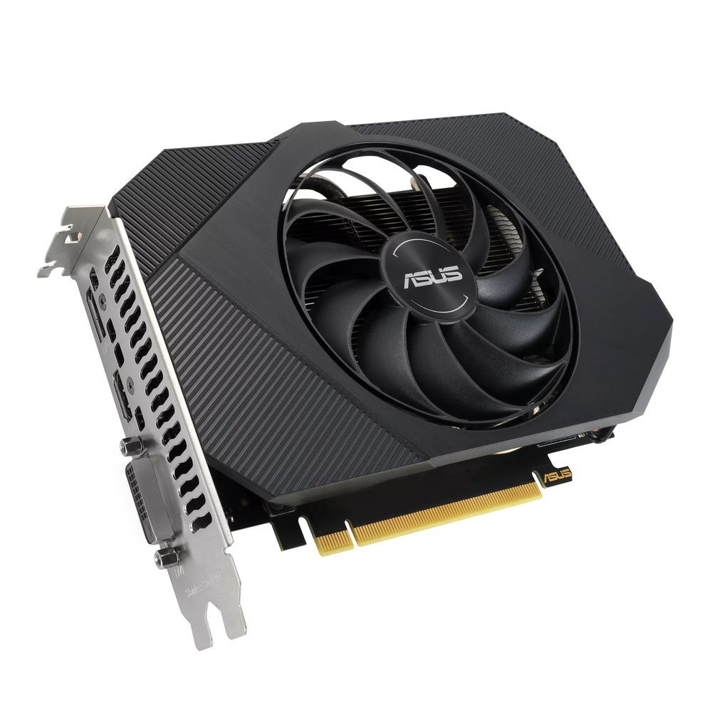 Видеокарта ASUS GeForce RTX 3050 8192Mb, Phoenix 8G V2 (PH-RTX3050-8G-V2) 1xDVI-D, 1xHDMI, 1xDP, Ret