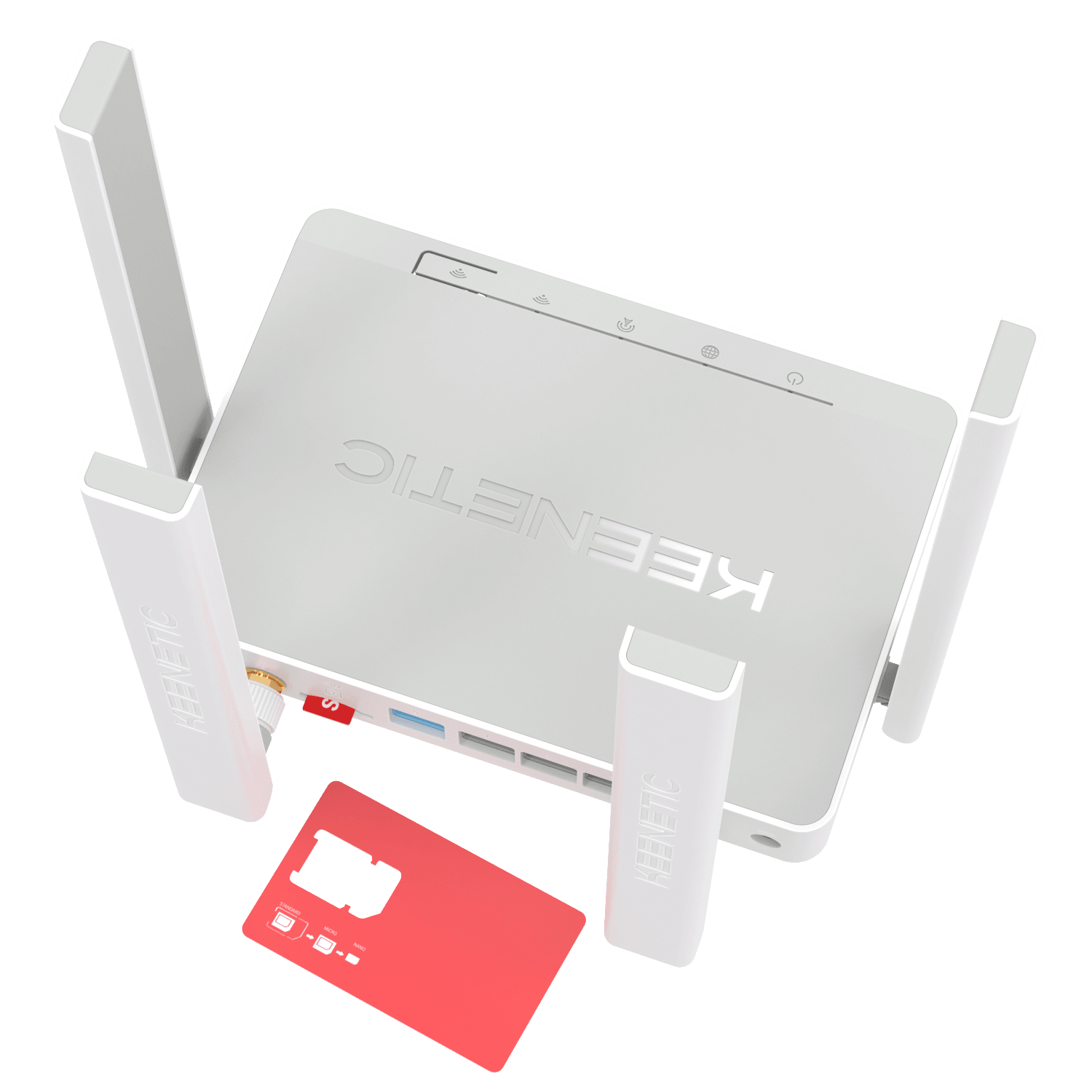 Wi-Fi роутер Keenetic Runner 4G (KN-2211), N, до 300 Мбит/с Wi-Fi, 3G/4G, 100 Мбит/ с