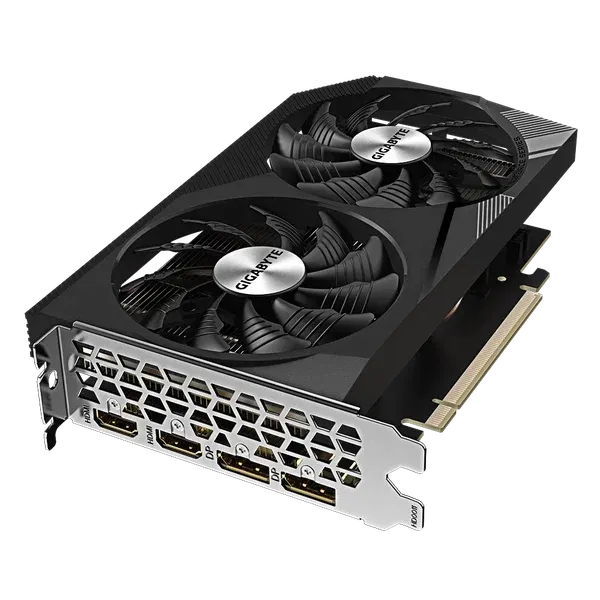 Видеокарта Gigabyte PCI-E 4.0 GV-N3050WF2OC-6GD NVIDIA GeForce RTX 3050 6Gb 96bit GDDR6 1477/14000 HDMIx2 DPx2 HDCP Ret