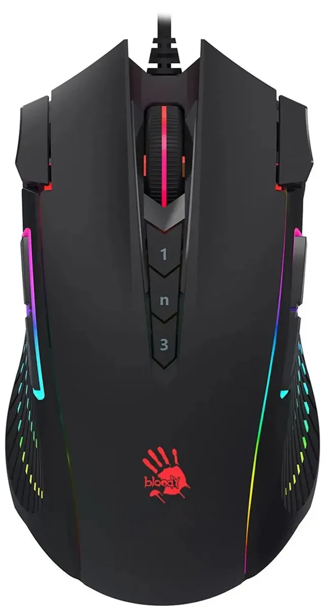 Мышь A4Tech Bloody J90s Black проводная