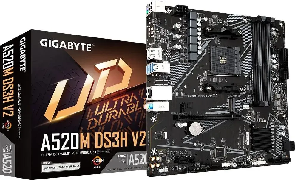 Материнская плата GIGABYTE A520M DS3H V2