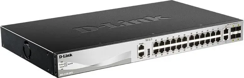 Управляемый L3 стекируемый коммутатор D-Link DGS-3130-30TS/B1A