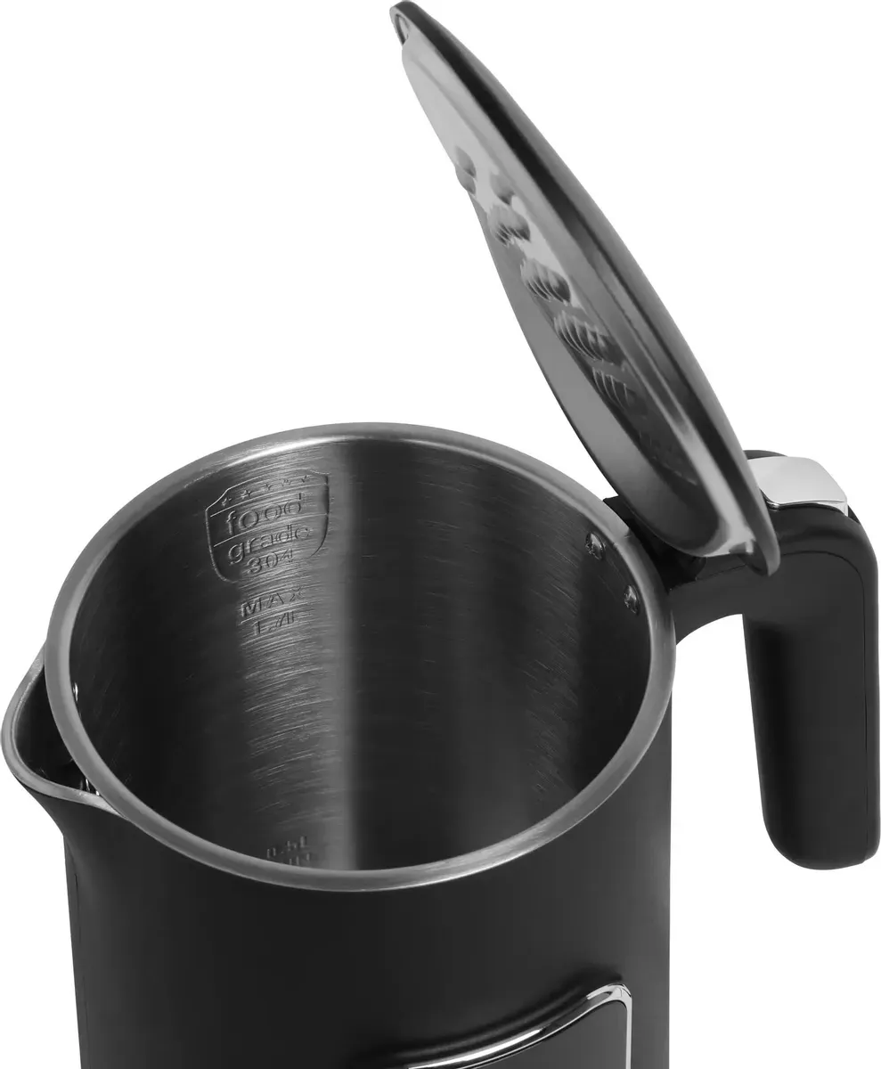 Чайник электрический Vitek VT-1162 1.7л. 2200Вт черный корпус: металл/пластик