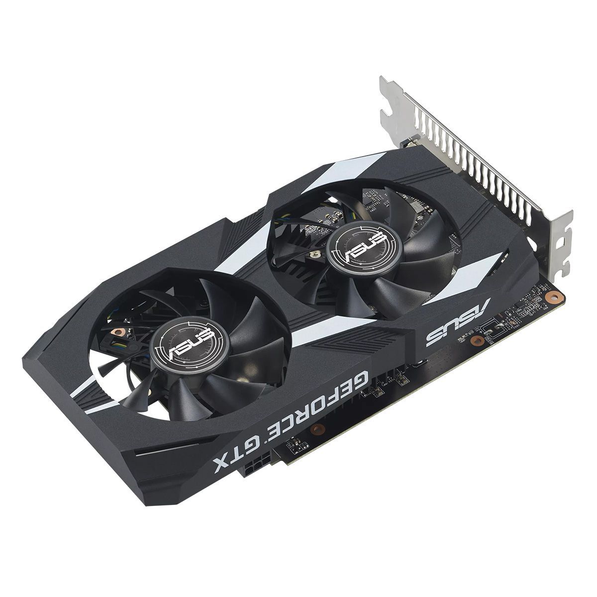 Видеокарта ASUS DUAL-GTX1650-O4GD6-P-EVO//GTX1650 DVI HDMI DP 4G D6; 90YV0EZD-M0NA00