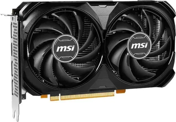 Видеокарта MSI PCI-E 4.0 RTX 4060 Ti VENTUS 2X BLACK 8G OC NVIDIA GeForce RTX 4060TI 8Gb 128bit GDDR6 2565/18000 HDMIx1 DPx3 HDCP Ret