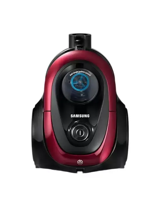Пылесос Samsung VC18M21A0S1/EV, контейнер, 1800 Вт, чёрный/красный
