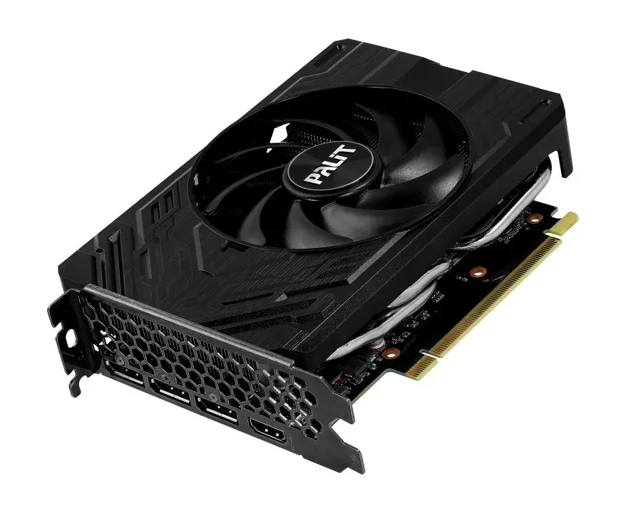 Видеокарта Palit NVIDIA GeForce RTX 4060Ti STORMX , 8Gb DDR6, 128 бит, PCI-E, HDMI, 3DP, Retail (NE6406T019P1-1060F)