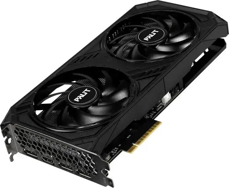 Видеокарта Palit PCI-E 4.0 RTX4060 DUAL NVIDIA GeForce RTX 4060 8Gb 128bit GDDR6 1830/17000 HDMIx1 DPx3 HDCP Ret