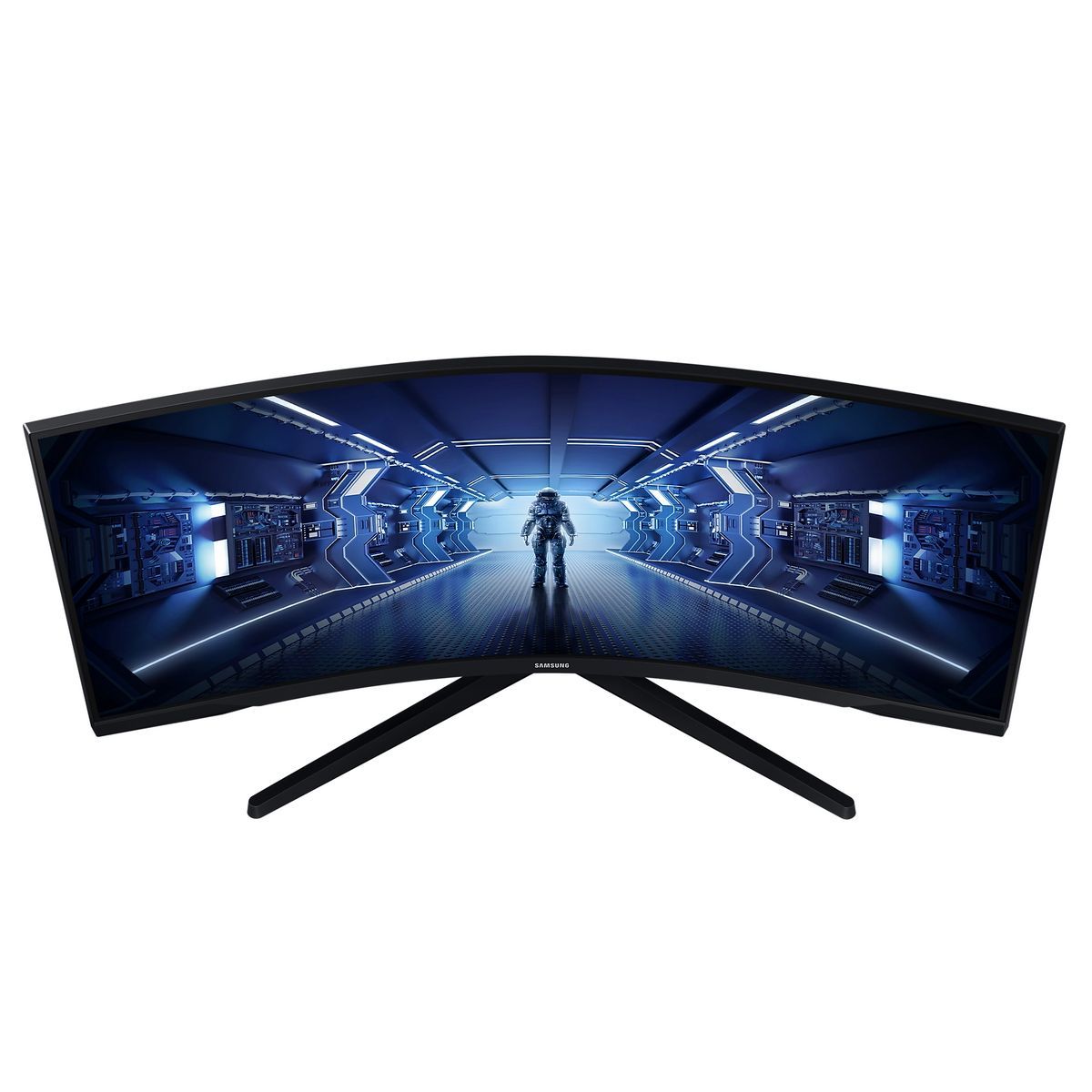 34"Монитор Samsung C34G55TWWI Odyssey G5, 3440x1440, 165 Гц, *VA,, черный