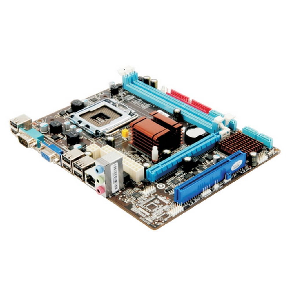 Материнская плата Esonic G41CPL3, Socket 775, Intel®G41+ICH7, 2xDDR3-1333, D-SUB, 1xPCI-Ex16, 1xPCI, 4xSATA2, 1xIDE, 6 Ch Audio, GLan, (6+2)xUSB2.0, COM, mATX, RTL {20}
