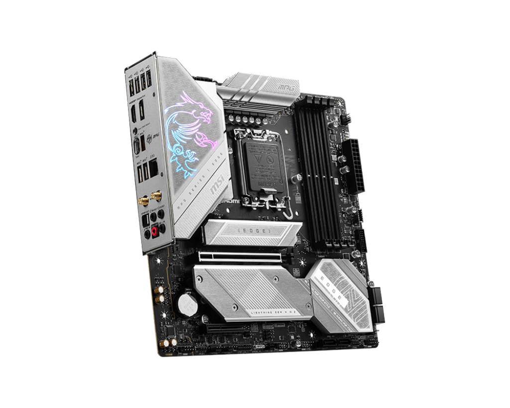 Материнская плата MSI MPG B760M EDGE TI WIFI B760, LGA1700, 4DDR5, 1PCI-Ex16, 1PCI-Ex4, 3M.2, 6SATA3, 1USB3.2 Gen2x2,4