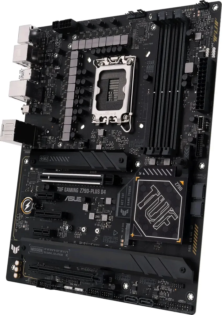 Материнская плата ASUS TUF GAMING Z790-PLUS D4, LGA 1700, Intel Z790, ATX, RTL 90MB1CQ0-M0EAY0