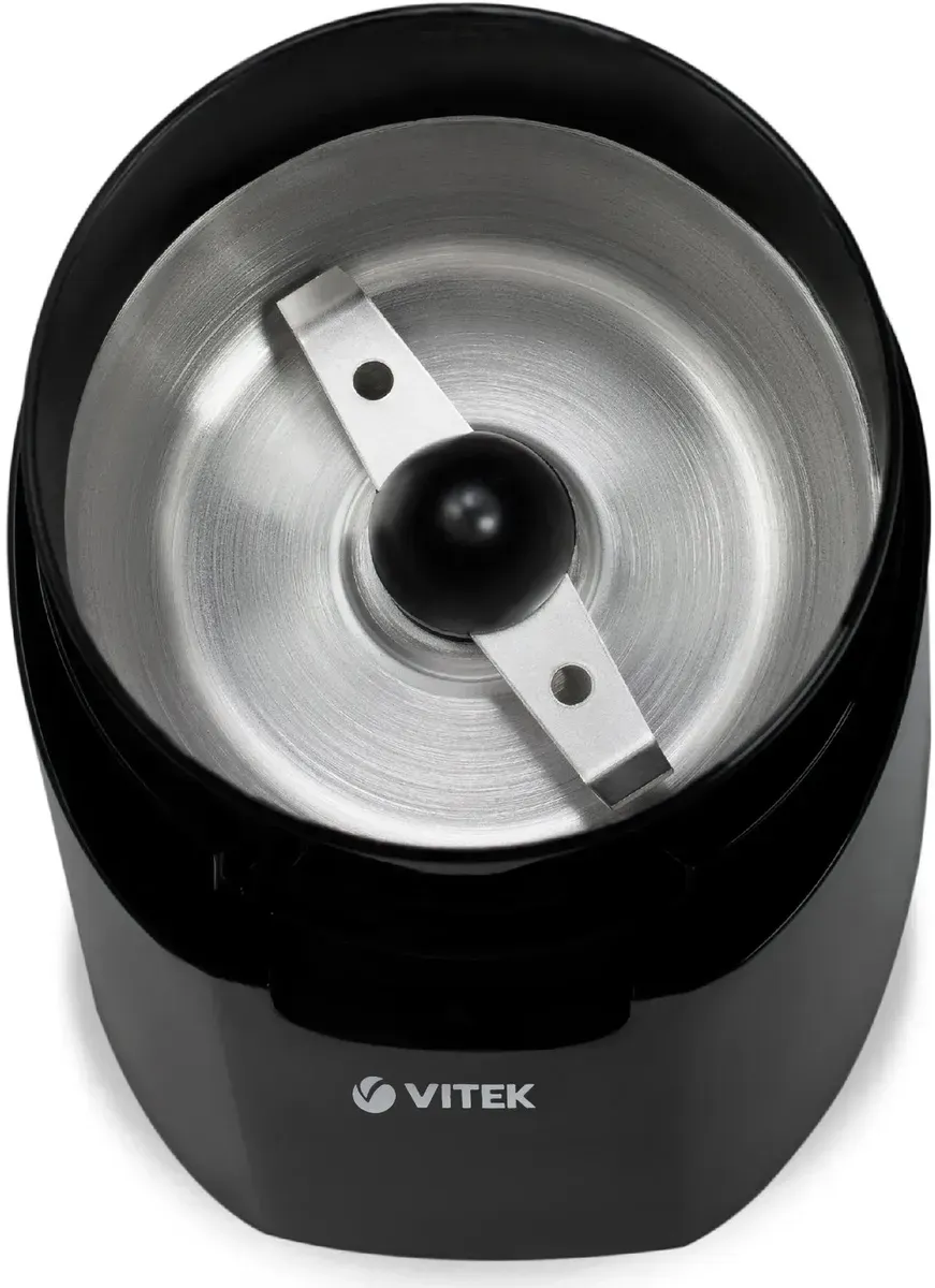 Кофемолка VITEK VT-7124(BK) Мощность 150 Вт Ёмкость 30 г, чёрный