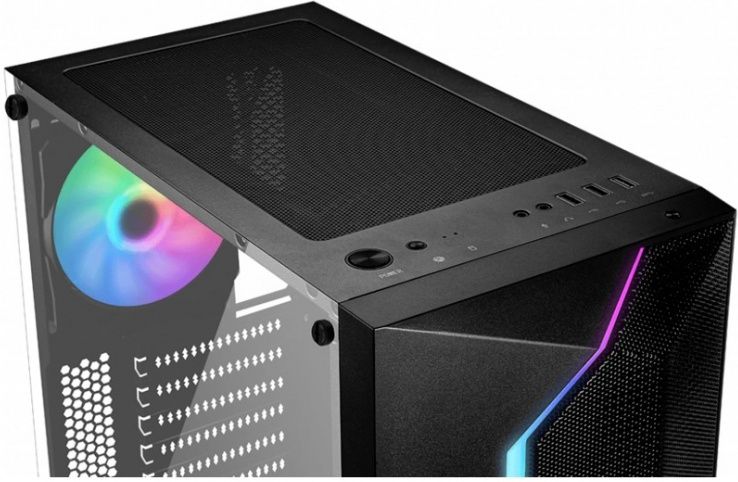 Корпус MidiTower MSI MAG VAMPIRIC 100R (ATX, без БП, ARGB, 2xUSB2.0 Type-A + USB3.2 Type-A) (306-7G07R25-809)
