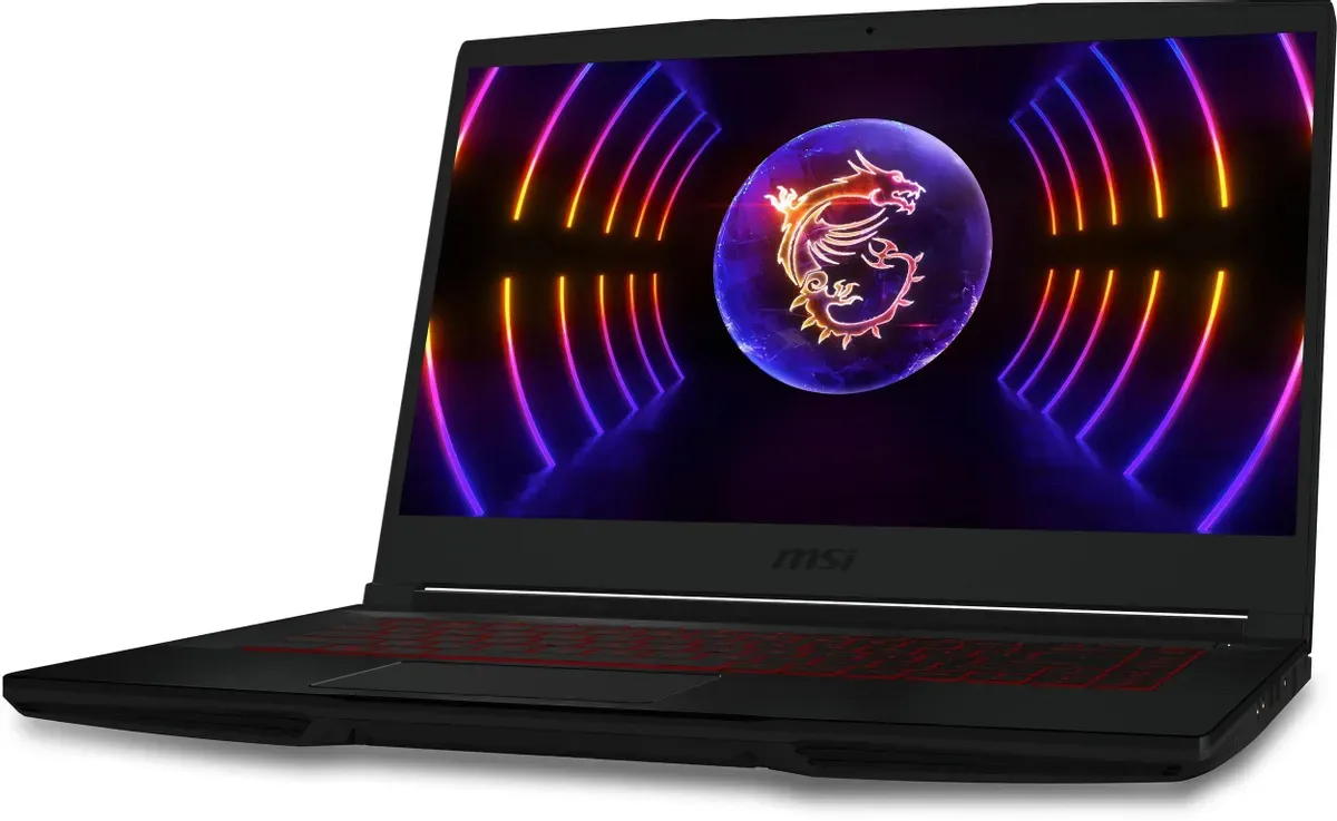 Ноутбук MSI Thin GF63 12UC-1036XRU Intel Core i5 12450H 2000MHz/15.6"/1920x1080/16GB/512GB SSD/NVIDIA GeForce RTX 3050 4GB/Wi-Fi/Bluetooth/DOS (9S7-16R821-1036) Black