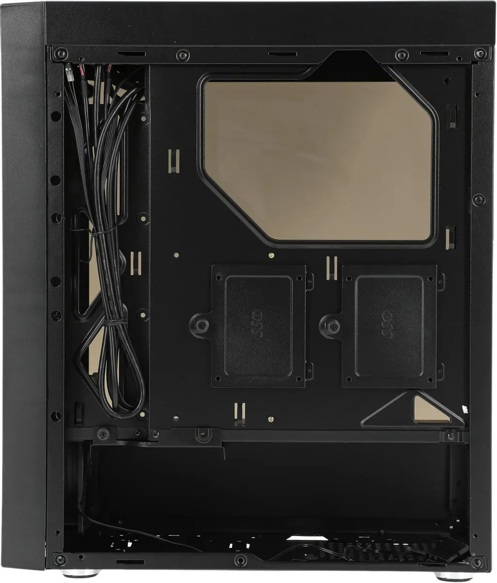 Корпус ZALMAN T7, ATX, BLACK, WINDOW, 2xCOMBO (3.5" or 2.5"), 4x2.5", 2xUSB2.0, 1xUSB3.0, FRONT 1x120mm, REAR 1x120mm