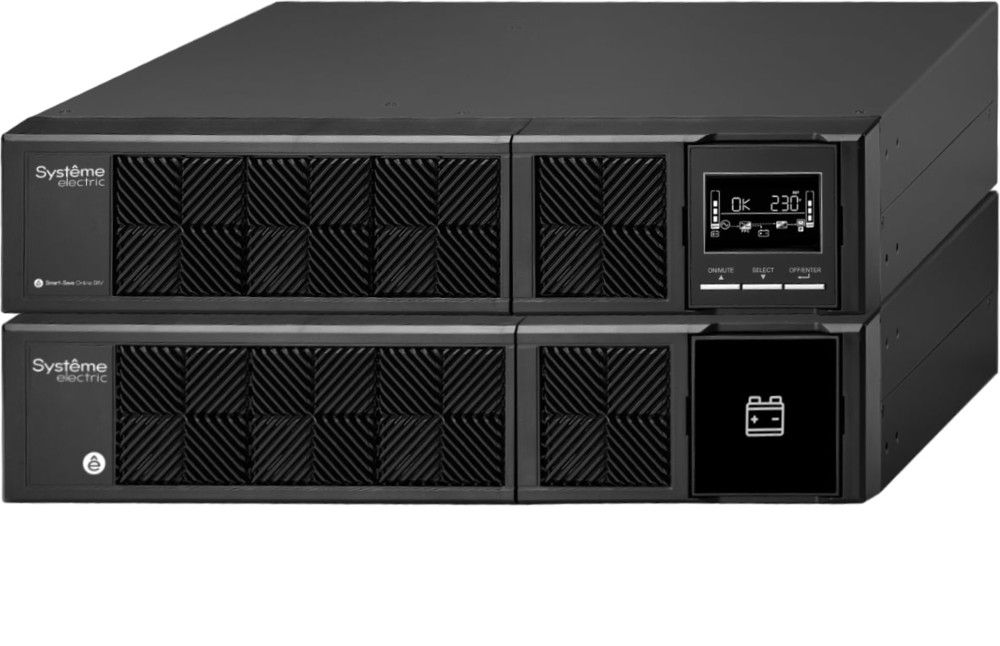 Источник бесперебойного питания Systeme Electriс SRV SRVSE2KRTXLI 1800Вт 2000ВА черный