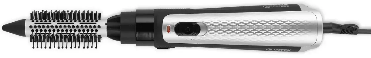 Фен-щетка VITEK VT-8244, 1200 Вт черный/белый