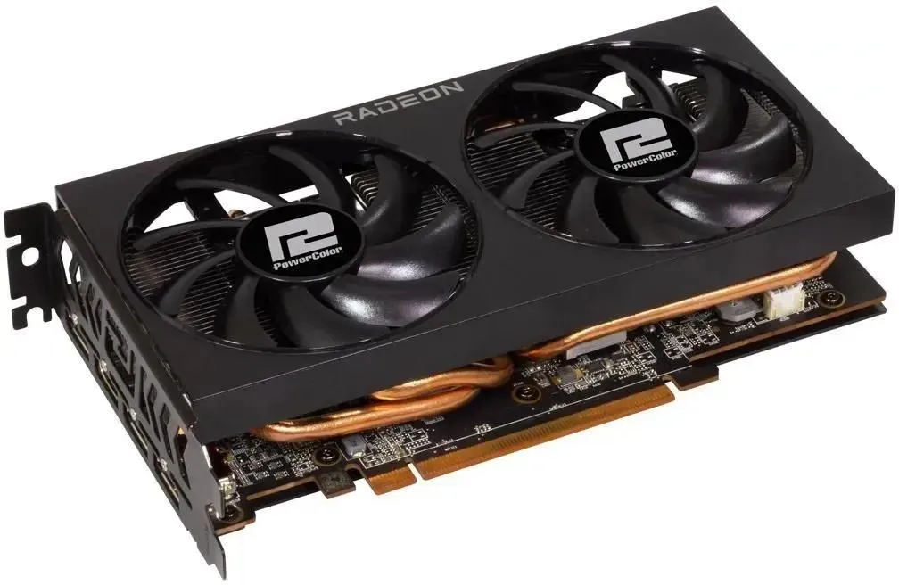 Видеокарта PowerColor PCI-E 4.0 RX 7600 8G-F AMD Radeon RX 7600 8Gb 128bit GDDR6 2250/18000 HDMIx1 D