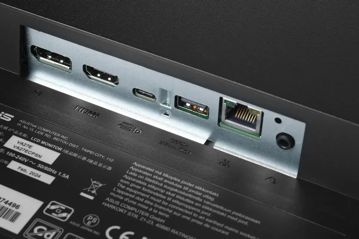 Монитор Asus 27" Business VA27ECPSN черный IPS LED 1ms 16:9 HDMI M/M матовая 1920x1080 DP
