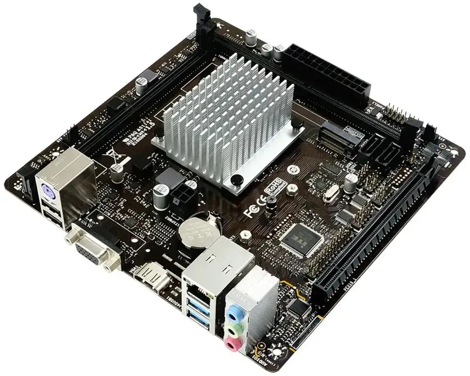 Материнская плата Biostar J4125NHU, Intel® Quad-Core Celeron® J4125 (2.7 GHz), 2xDDR4-2400, D-SUB+HD