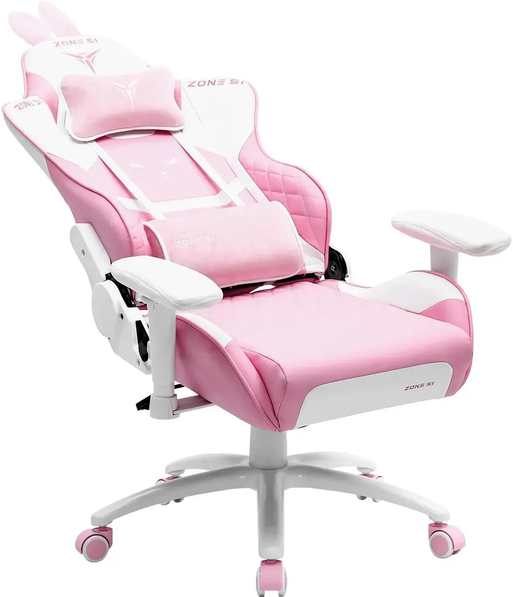 Кресло игровое Zone 51 BUNNY (Z51-BUN-PI), розовый