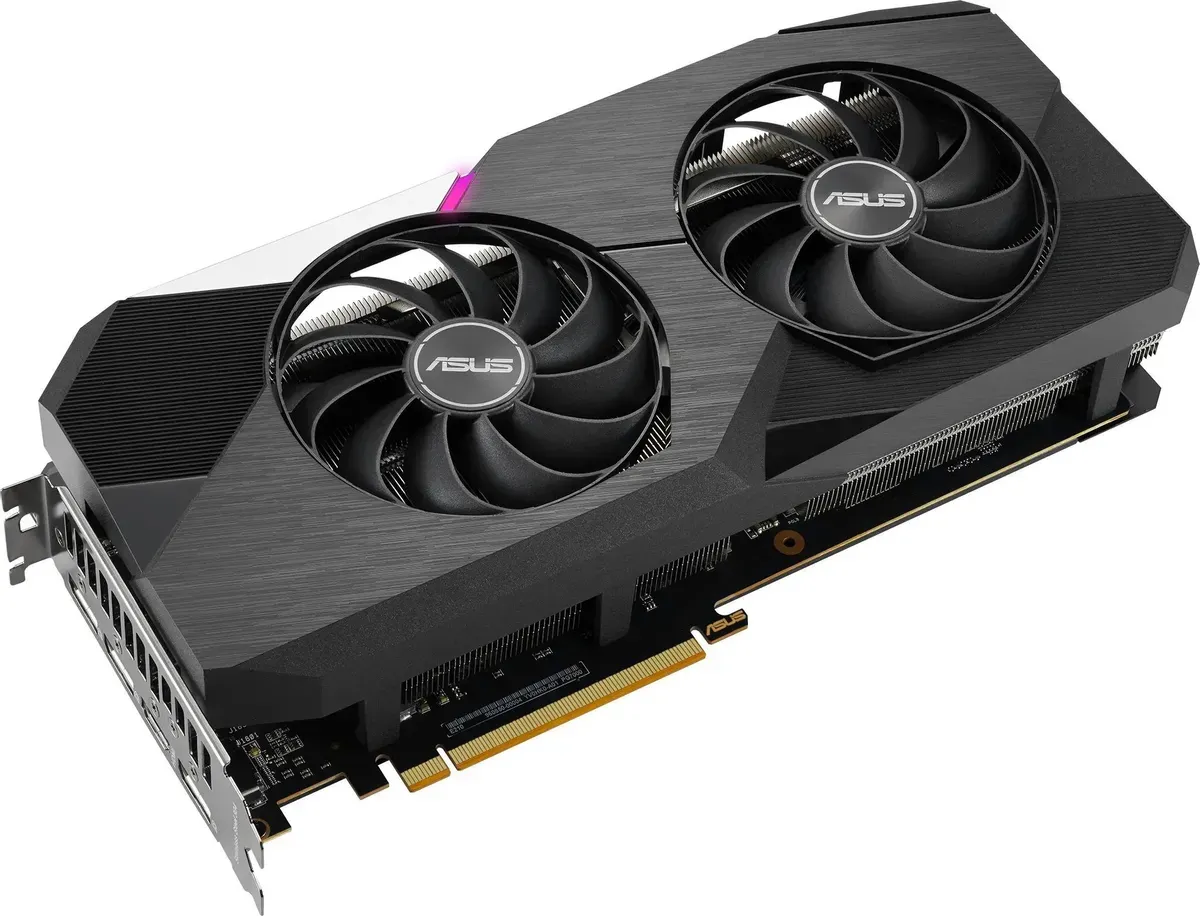 Видеокарта Asus PCI-E 4.0 DUAL-RX6750XT-O12G AMD Radeon RX 6750XT 192 GDDR6 2512/18000 HDMIx1 Ret