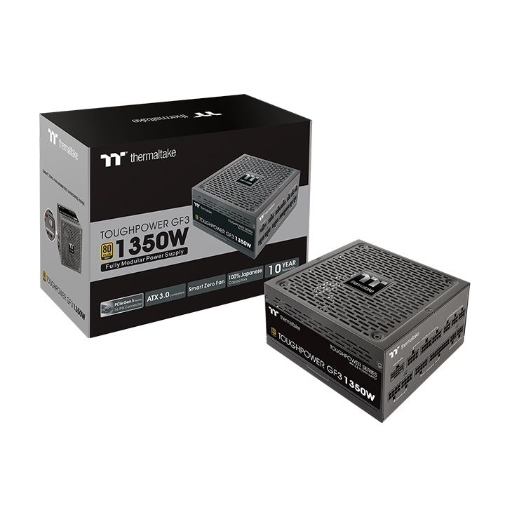 БП Thermaltake Toughpower GF3 1350W 1350W (80+ Gold, ATX 2.52, APFC, 140 mm fan, FM, 24+4+4, 4x(6+2), 12+4 PCI-E, 12xSATA) [PS-TPD-1350FNFAGE-4]