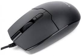 Мышь Gembird MOP-430, USB, черный, 3кн.+колесо-кнопка, 1600DPI,  кабель 1.8м