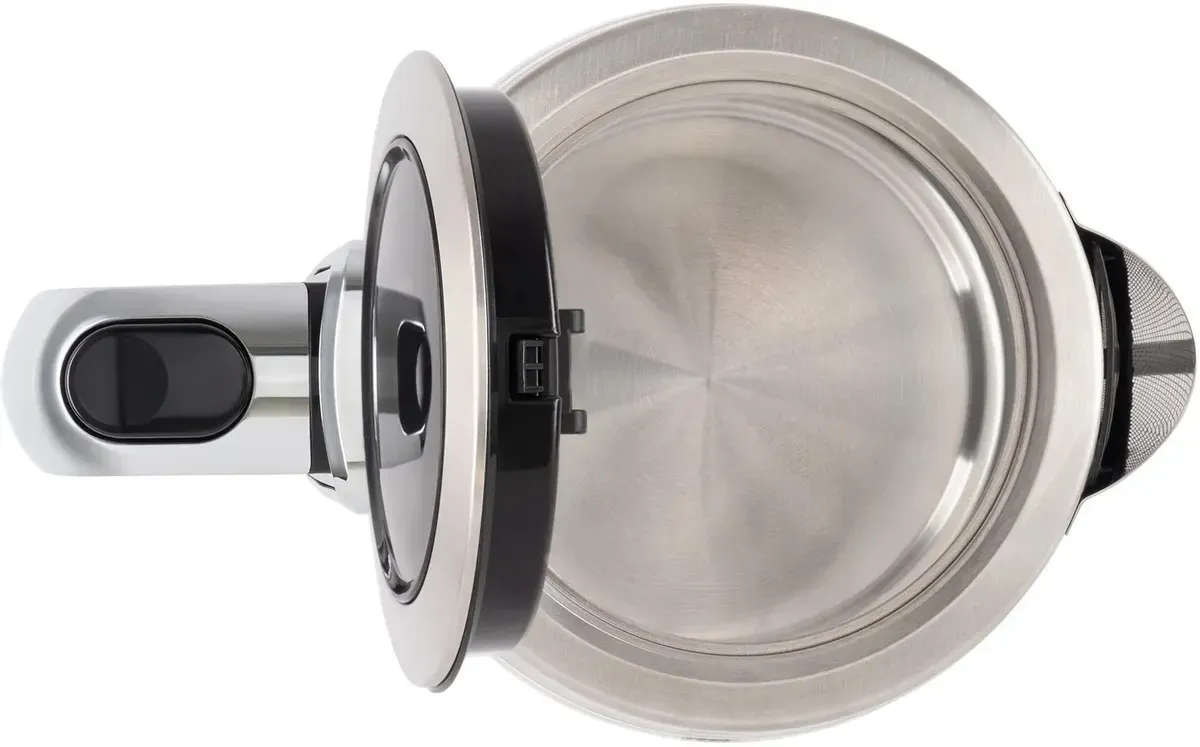 Чайник электрический Vitek VT-1184 1.7л. 2200Вт серебристый корпус: стекло/металл