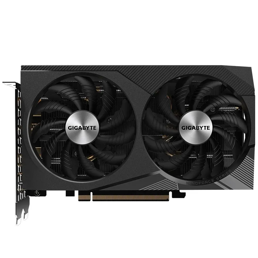 Видеокарта Gigabyte GeForce RTX 3060 12288Mb, Windforce OC 12G (GV-N3060WF2OC-12GD 2,0) 2xHDMI, 2xDP, Ret