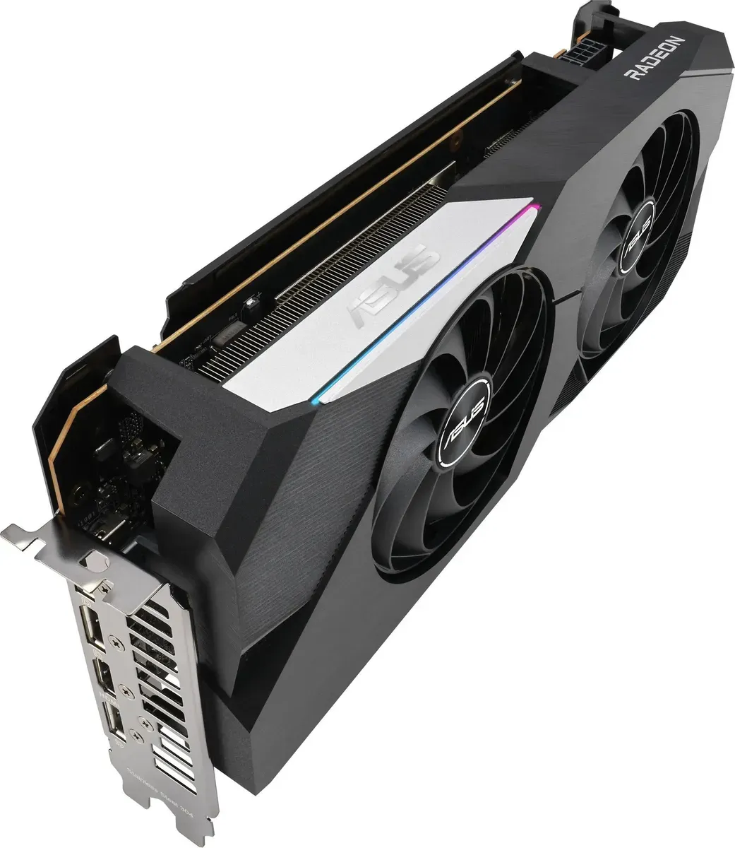 Видеокарта Asus PCI-E 4.0 DUAL-RX6750XT-O12G AMD Radeon RX 6750XT 192 GDDR6 2512/18000 HDMIx1 Ret