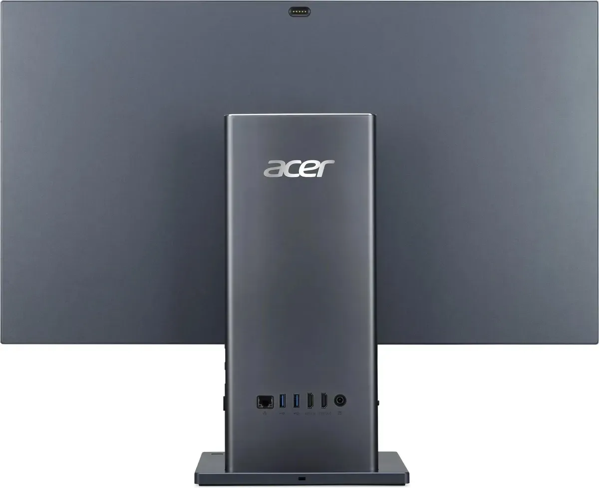 Моноблок Acer Aspire S27-1755 27" WQHD i5 1240P (1.7) 8Gb SSD512Gb Iris Xe CR Eshell GbitEth WiFi BT 135W клавиатура мышь Cam серый 2560x1440