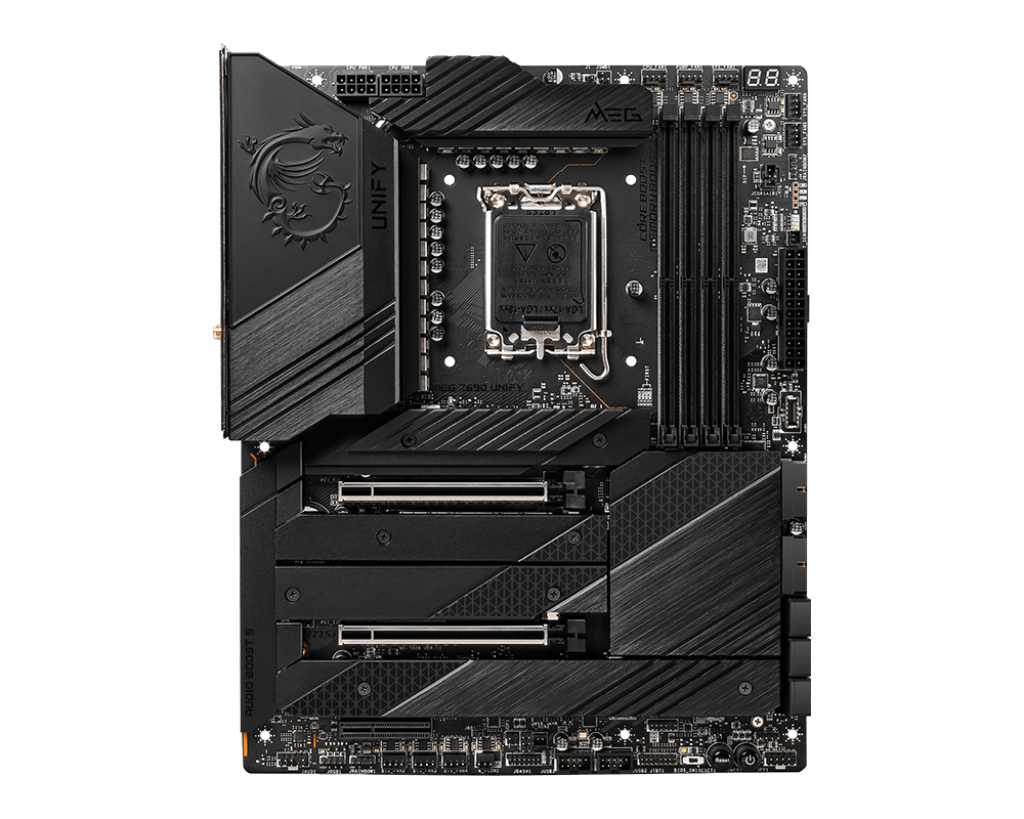 Материнская плата MSI MEG Z690 UNIFY, Z690, LGA1700, 4DDR5, 2PCI-Ex16, 1PCI-Ex4, 5M.2, 6SATA3, 2USB3.2Gen2x2, 7USB3.2\,(911-7D28-03S)