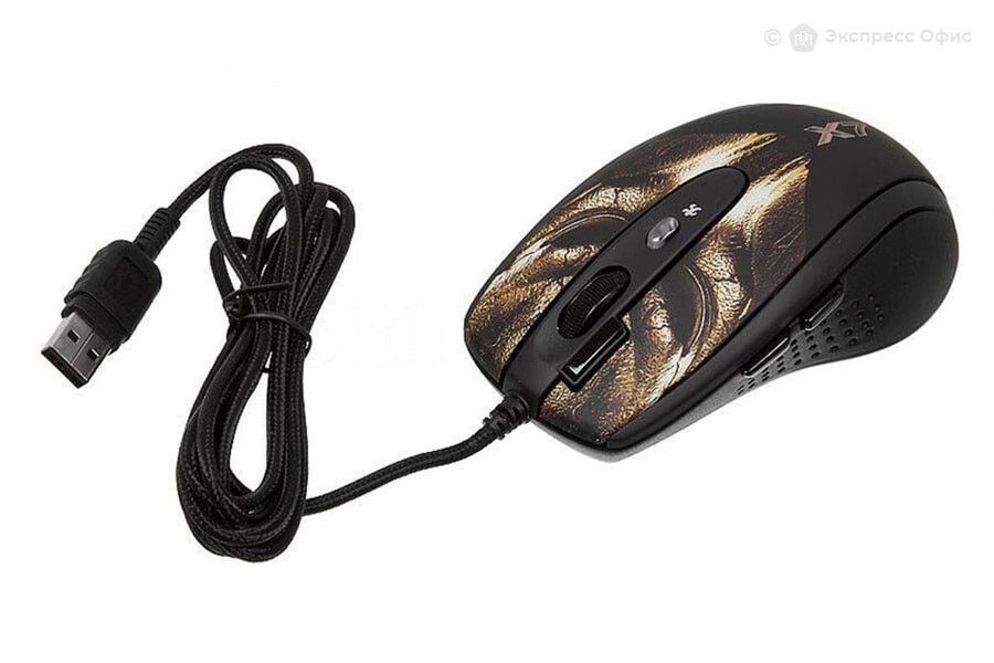 Мышь A4Tech XL-750BH рисунок лазерная (3600dpi) USB2.0 (6but)