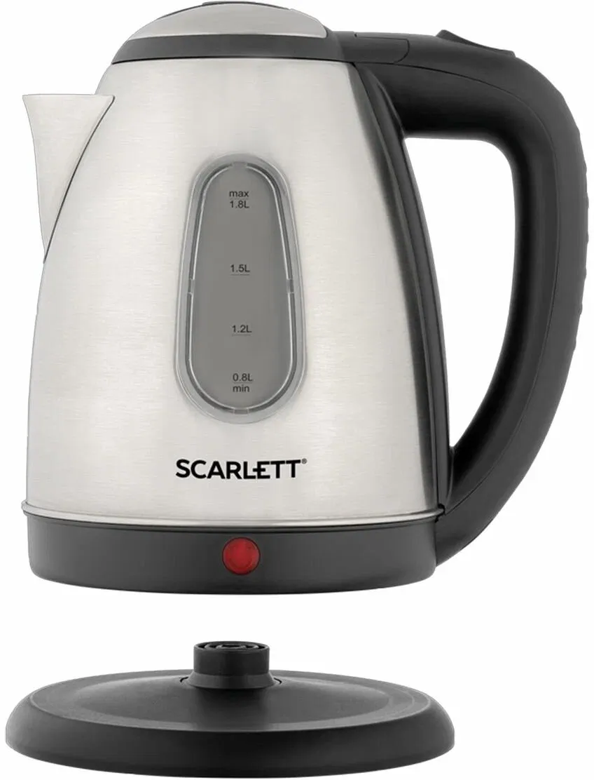 Чайник Scarlett SC-EK21S88, серебристый/черный