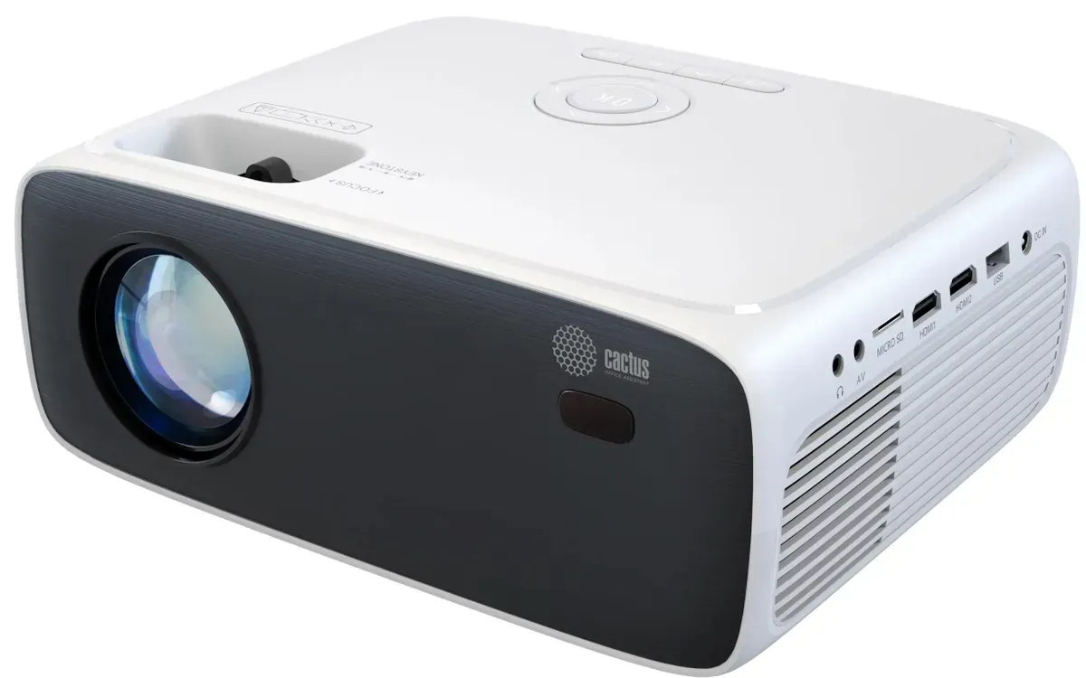 Проектор Cactus CS-PRM.07WT.Full HD LCD 3200Lm ANSI 1500:1 3xHDMI 1