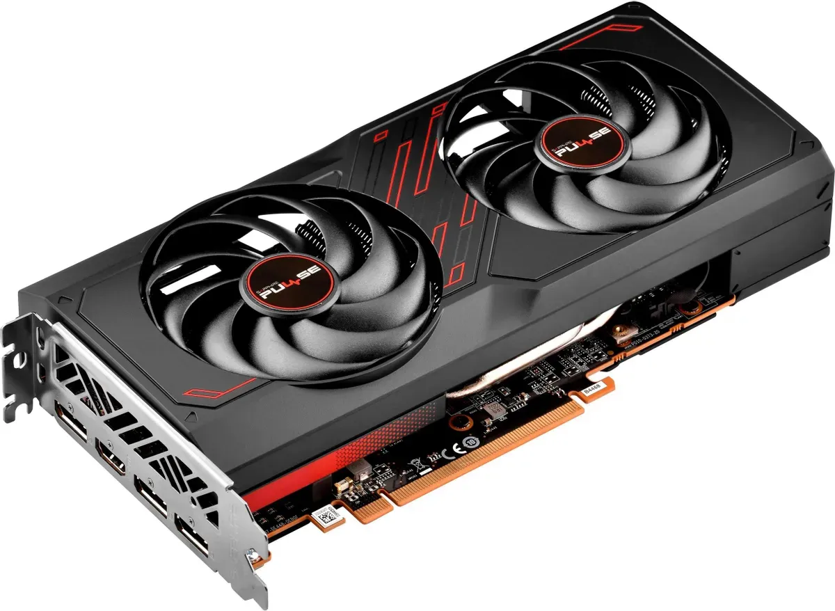 Видеокарта Sapphire RX7600 PULSE 8GB 128-bit GDDR6 HDMI 3xDP 2FAN RTL