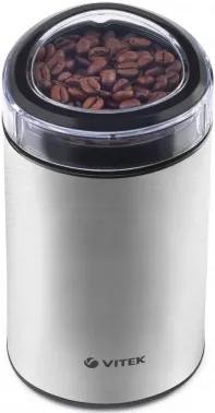 Кофемолка VITEK VT-1544, серебристый