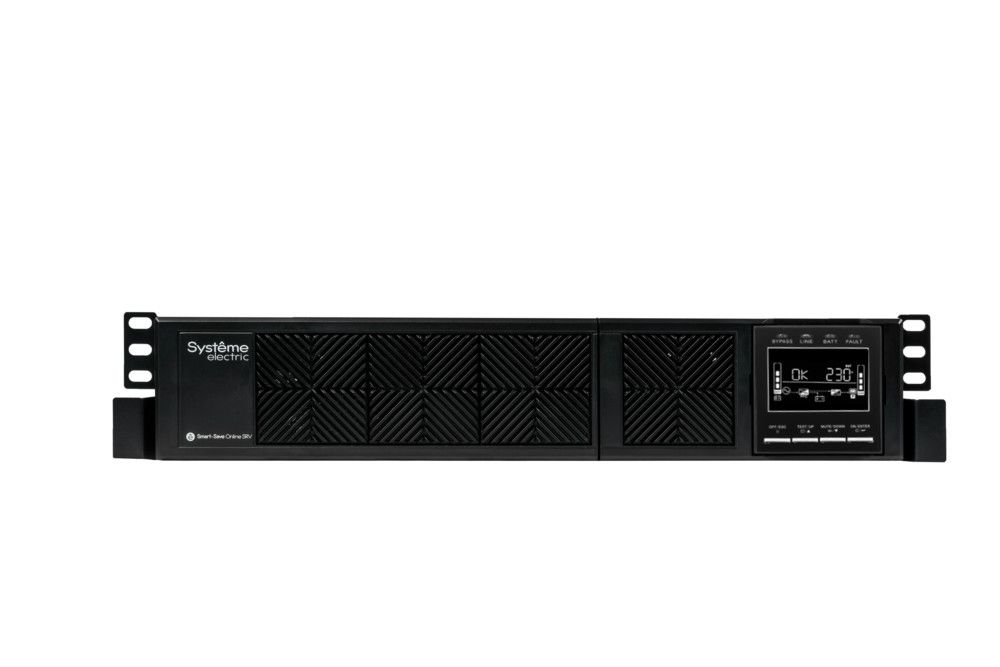 ИБП Systeme Electric Smart-Save Online SRT 5000 ВА, конвертируемый форм-фактор 5U, 230 В, 1:1, клеммный вход/выход, SmartSlot, LCD, USB HID, SNMP карта, параллельное резервирование, версия с возможностью увеличения времени автономии, 2 кор.