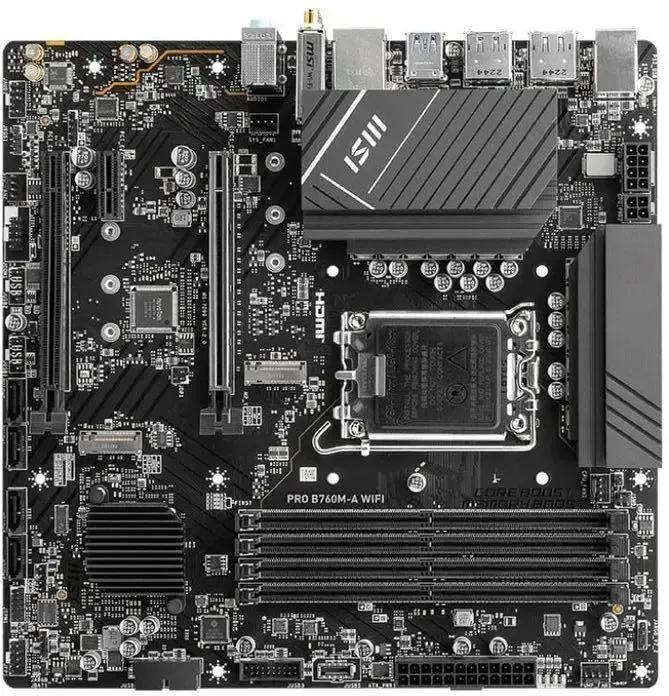 Материнская плата MSI PRO B760M-A WIFI DDR4