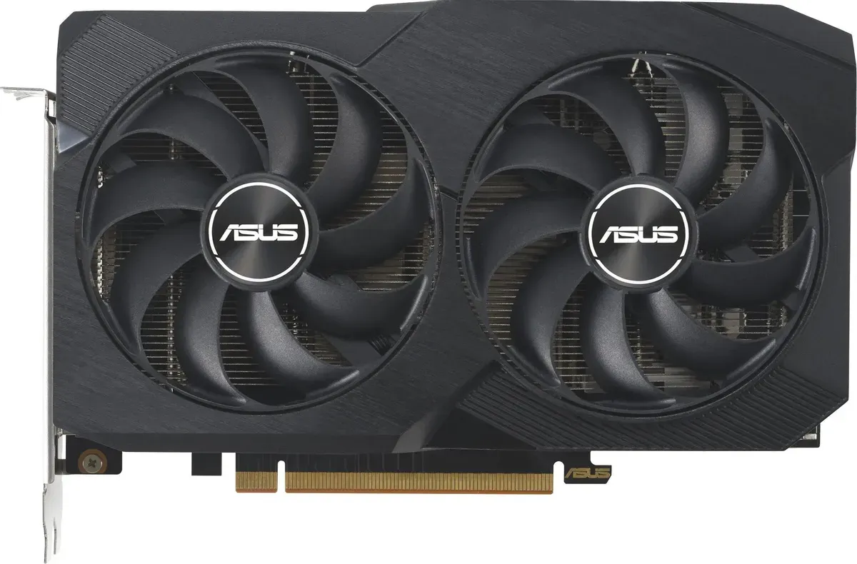 Видеокарта Asus PCI-E 4.0 DUAL-RX7600-O8G-V2 AMD Radeon RX 7600 8Gb 128bit GDDR6 2280/17500 HDMIx1 D