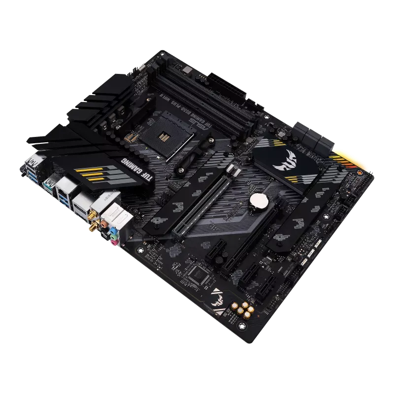 Материнская плата Asus TUF GAMING B550-PLUS WIFI II Soc-AM4 AMD B550 4xDDR4 ATX,2.5Gg RAID+HDMI+DP