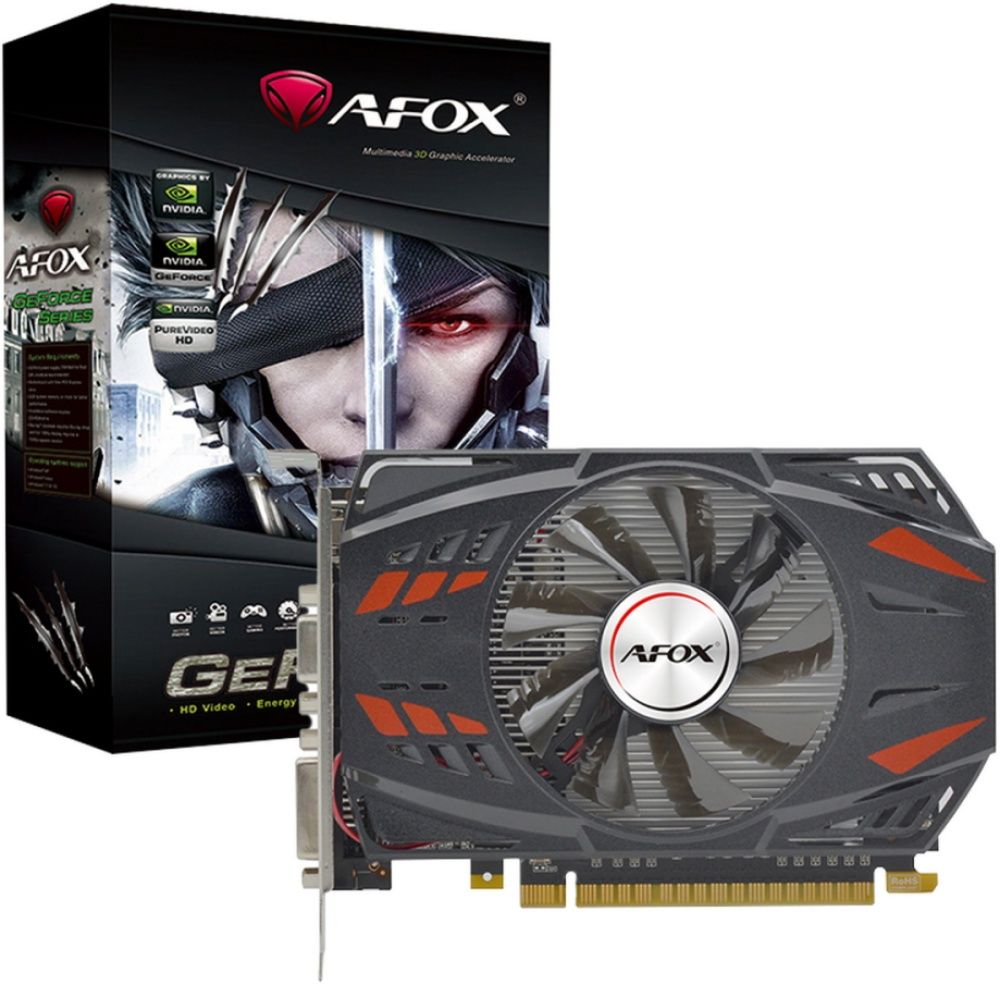 Видеокарта Afox Geforce GT740 2GB GDDR5 128-bit DVI HDMI VGA ATX 1FAN RTL